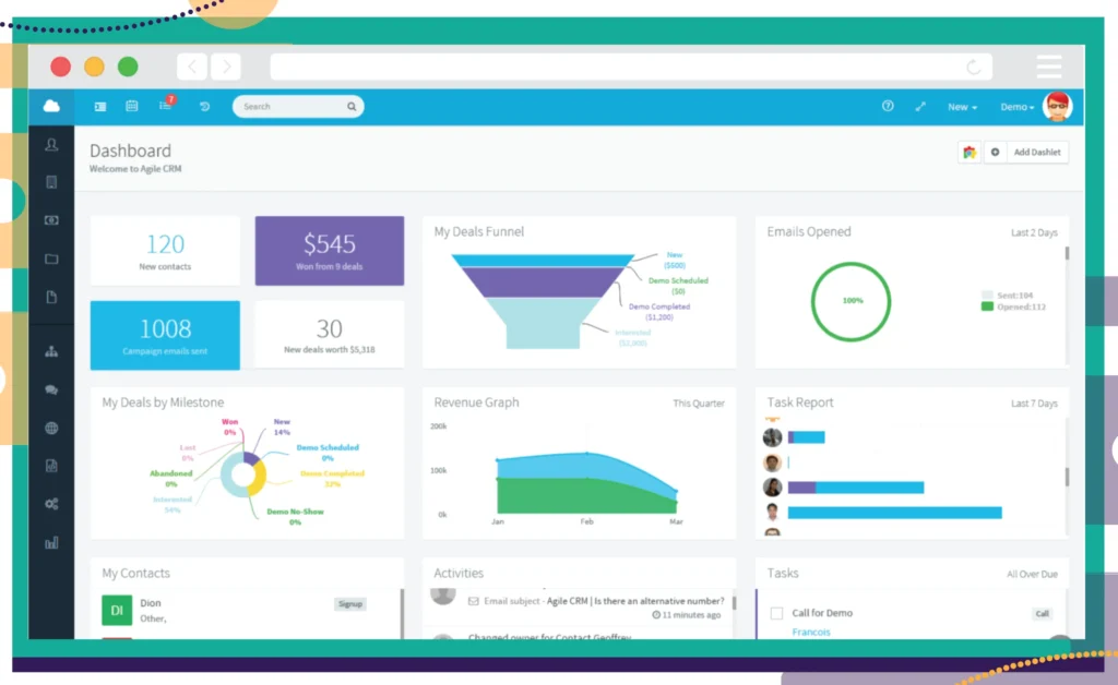 screenshot image 17 17 agile crm enhances customer support experience